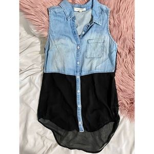 Chambray Top